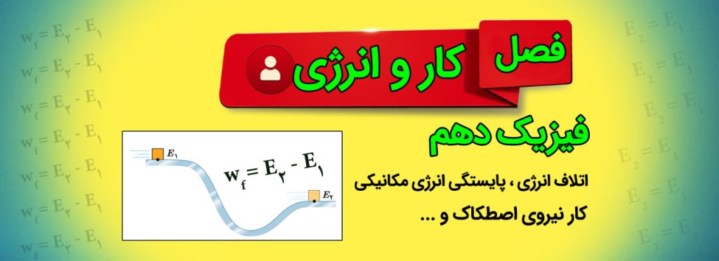 پاورپوینت کار و انرژی پتانسیل فیزیک دهم